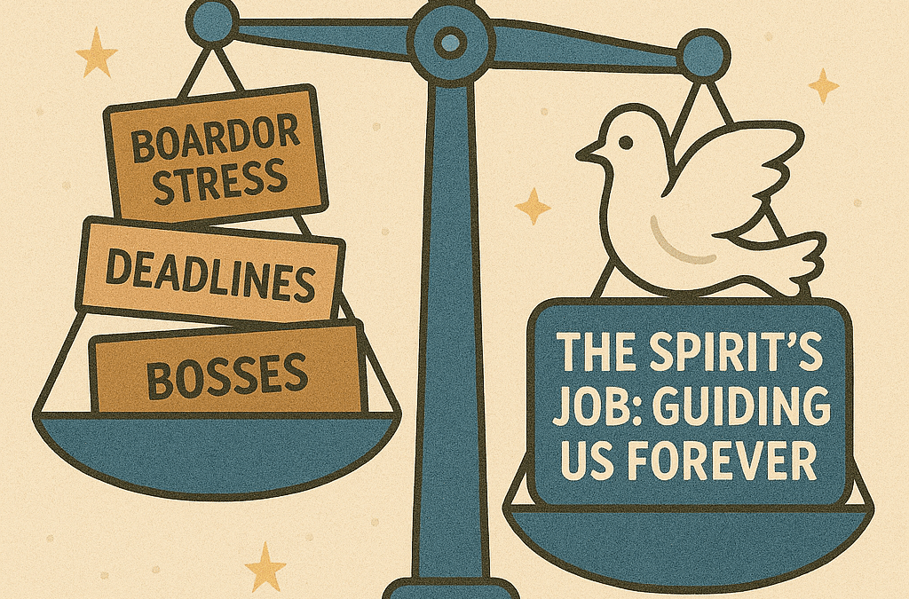 Series Title: The Holy Spirit’s job description explained with a touch of Aquarian wisdom and humour.